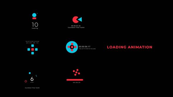 Loading Animaton Scenes Elements template preview