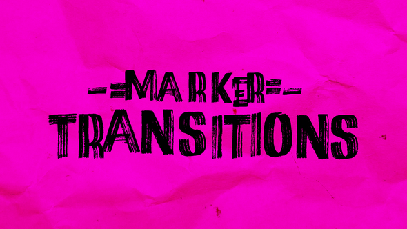 Marker Transitions Elements template preview