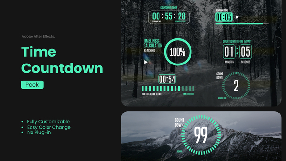 Time Countdown Elements template preview