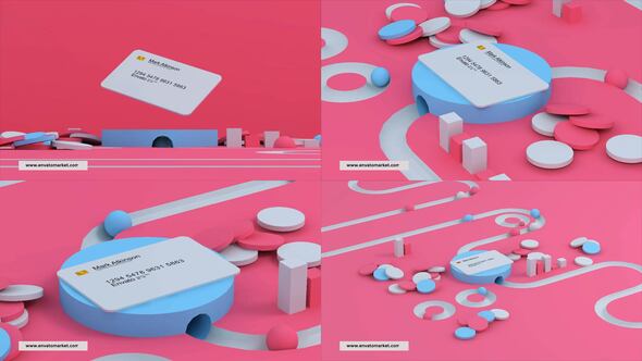 Credit Card Mockup 0.2 Product Promo template preview