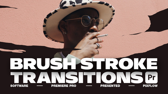 Brush Stroke Transitions Pack Vol 01 Premiere Pro Template