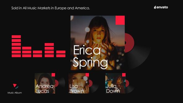 Music Album Introduction Openers template preview