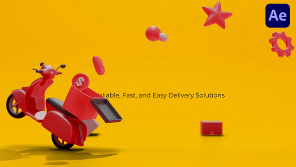 Express Delivery Opener Product Promo template preview