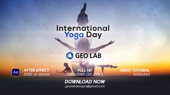 International Day of Yoga Openers template preview
