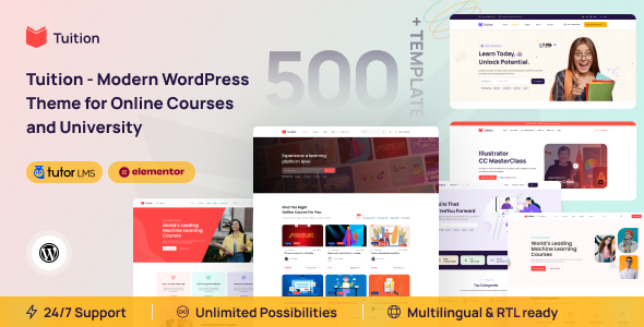 Tuition | Education & Online Course WordPress Theme