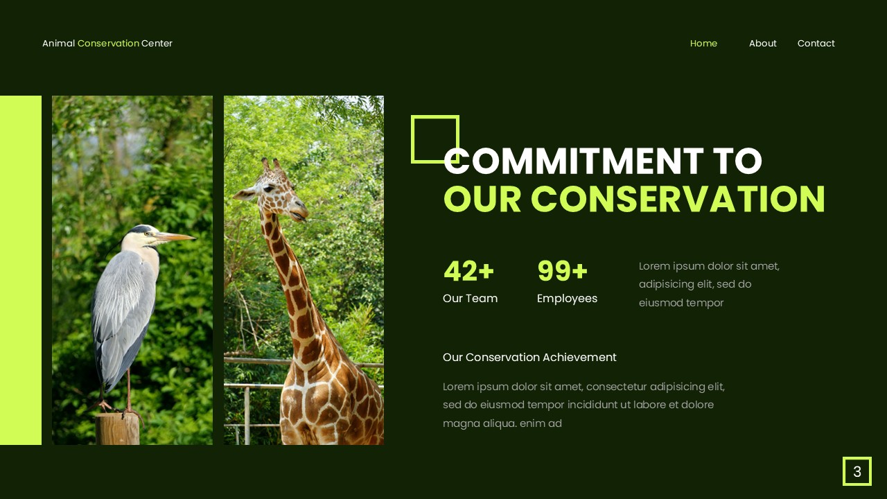 Animal Conservation Presentation, Presentation Templates | GraphicRiver