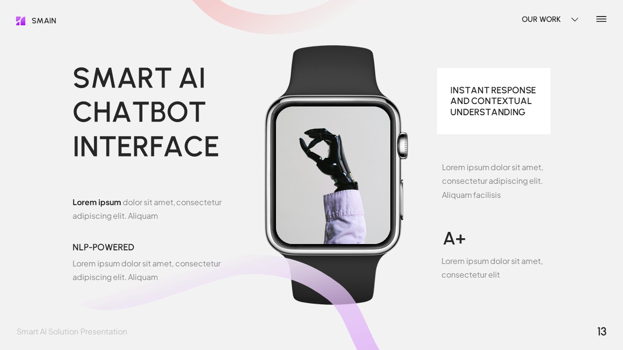 Smart AI Solution Powerpoint Template, Presentation Templates ...