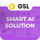 Smart AI Solution Google Slide Template, Presentation Templates ...