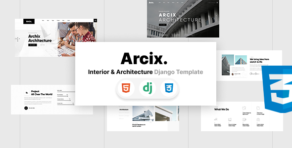 Arcix – Architecture Django Template