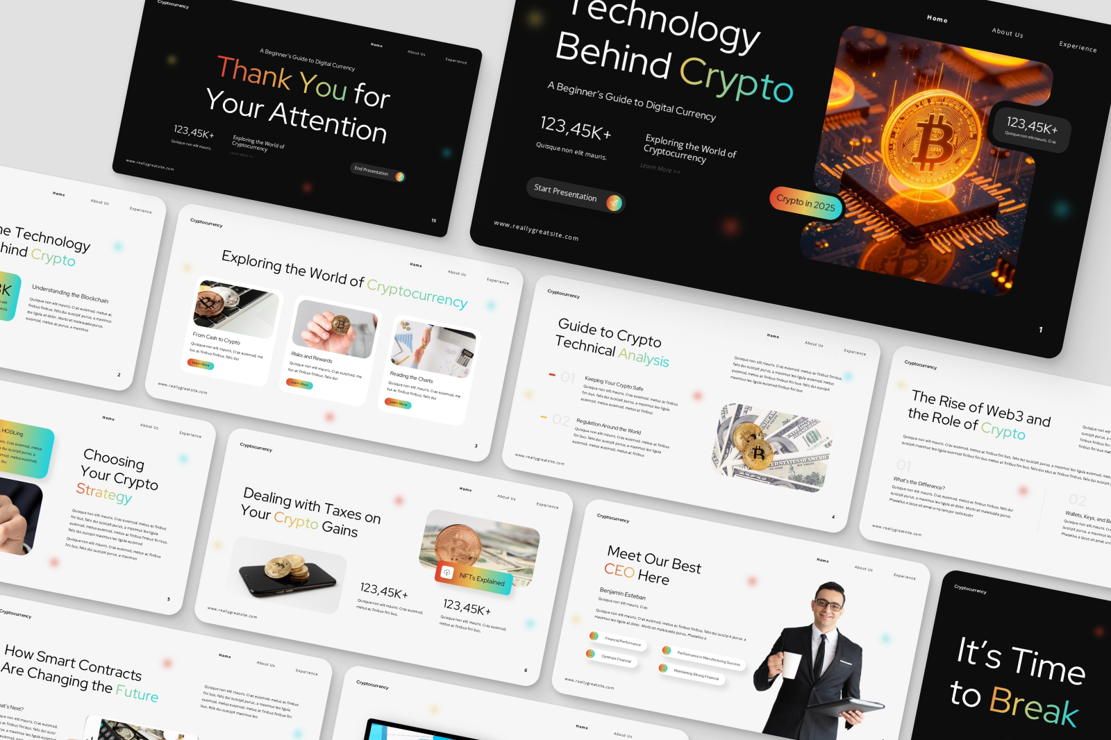 Cryptocurrency Presentation, Presentation Templates | GraphicRiver