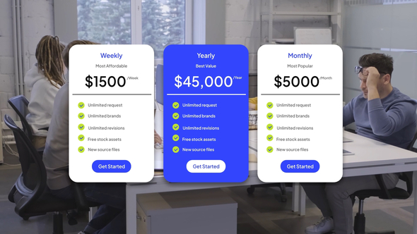 Infographic Pricing Plan widget Infographics template preview