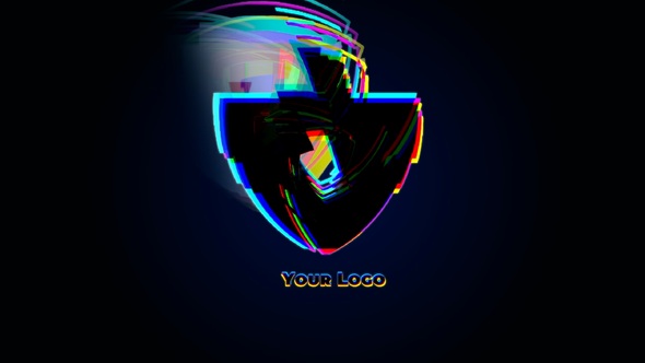 Logo Glitch Logo Stings template preview