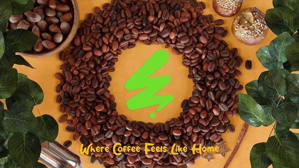 Coffee Beans Logo Logo Stings template preview