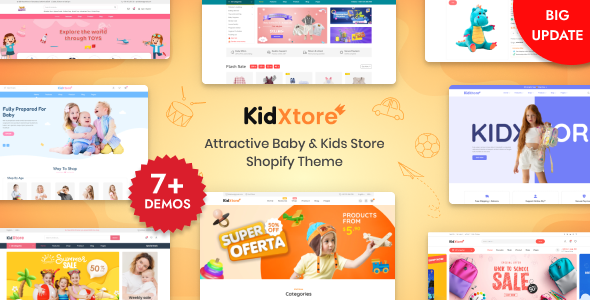 KidXtore – Baby Shop and Kids Store Shopify 2.0 Theme