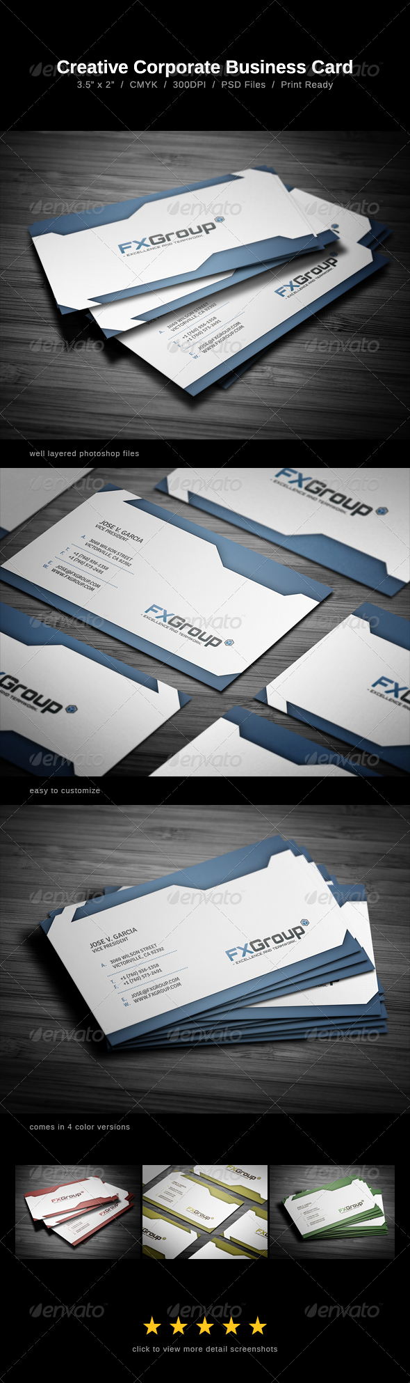 Creative Business Card - Corporate Business Cards
