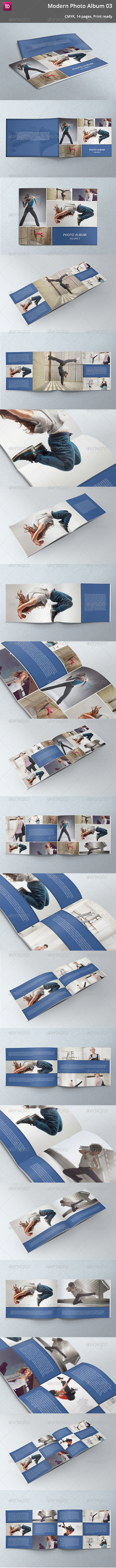 Modern Photo Album 03 - Photo Albums Print Templates