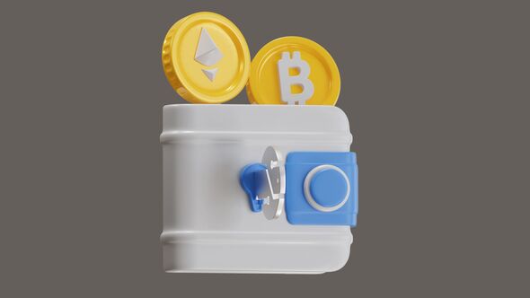 3D Animation of Non-custodial wallets give users control alt