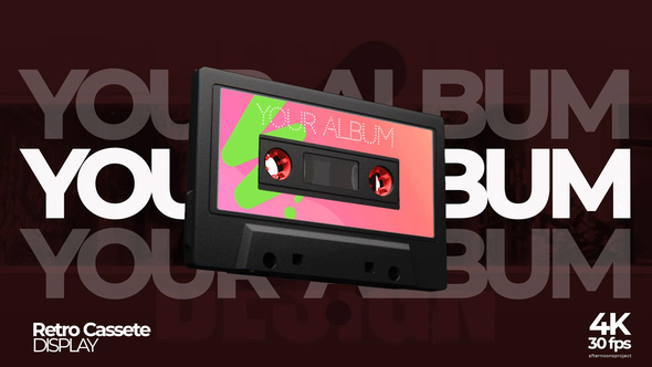 Retro Cassete Promotion Product Promo template preview