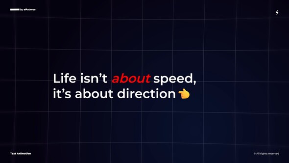 Text Animation v2.0 | AE Titles template preview