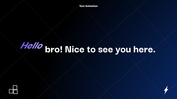 Text Animation V2 Titles template preview