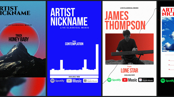 Music Cover for Shorts Elements template preview