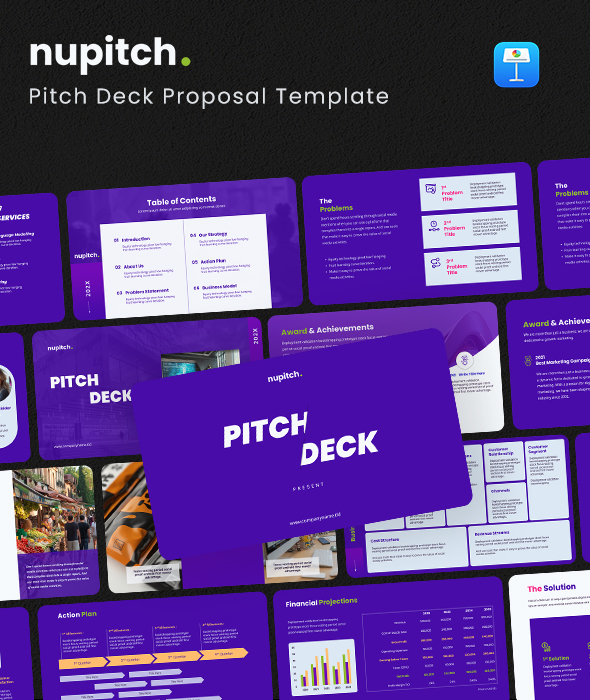 Nupitch - Pitch Deck Professional Keynote