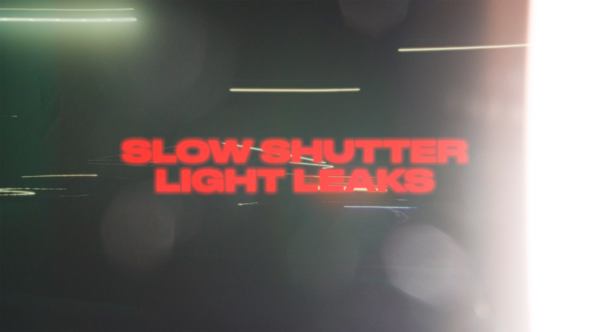 Slow Shutter Light Leaks Elements template preview