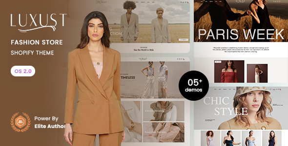 Luxust – Fashion Store Shopify 2.0 Theme