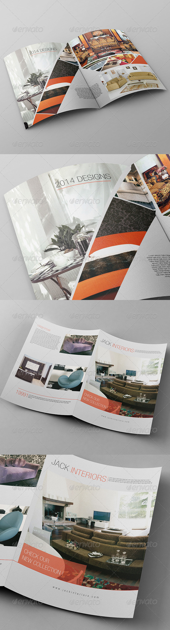 Bi-Fold Brochure Template - Brochures Print Templates