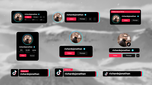TikTok Follow Elements Elements template preview