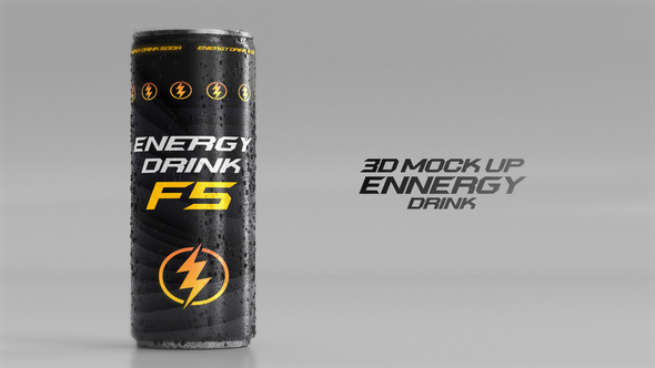 Energy Drink Animated Condense Product Promo template preview