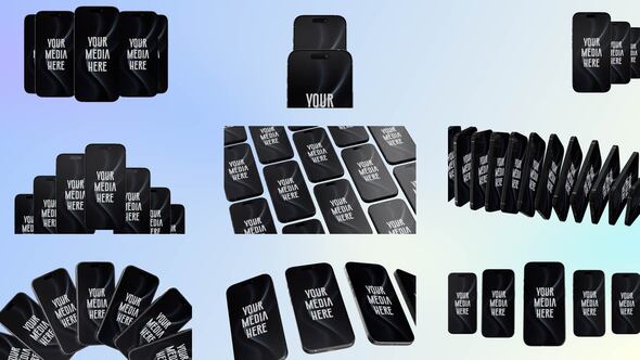 Stylish Multi-Frame Mockup for App Designers Product Promo template preview