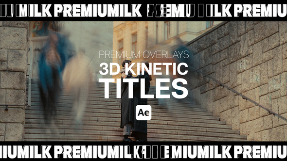 Premium Overlays 3D Kinetic Titles Elements template preview