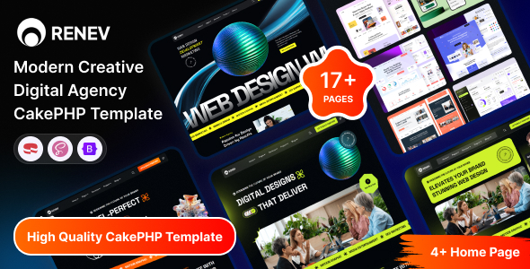 Renev – Modern Creative Digital Agency CakePHP Template
