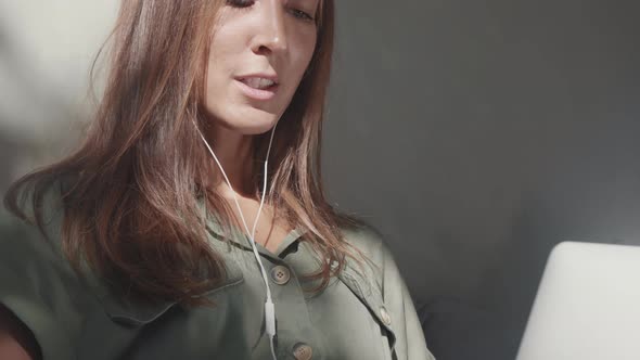 Woman Having Online Call alt