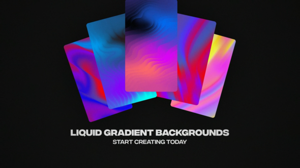 Liquid Gradient Backgrounds Elements template preview