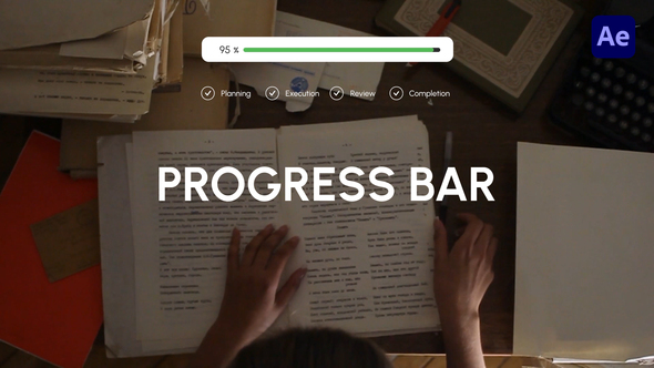 Progress Bar Infographics template preview