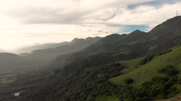 Mountain Range wide view alt