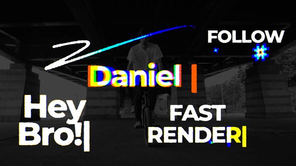 Text Animation Titles template preview