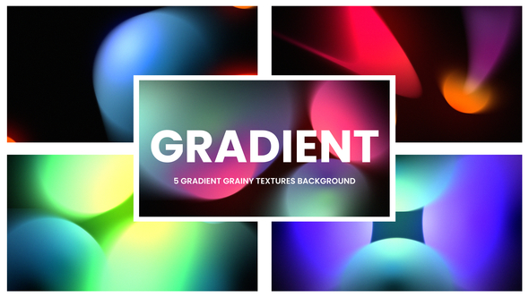 Gradient Color Grainy Textures Loop Elements template preview