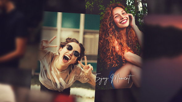 Memories Slideshow Video Displays template preview