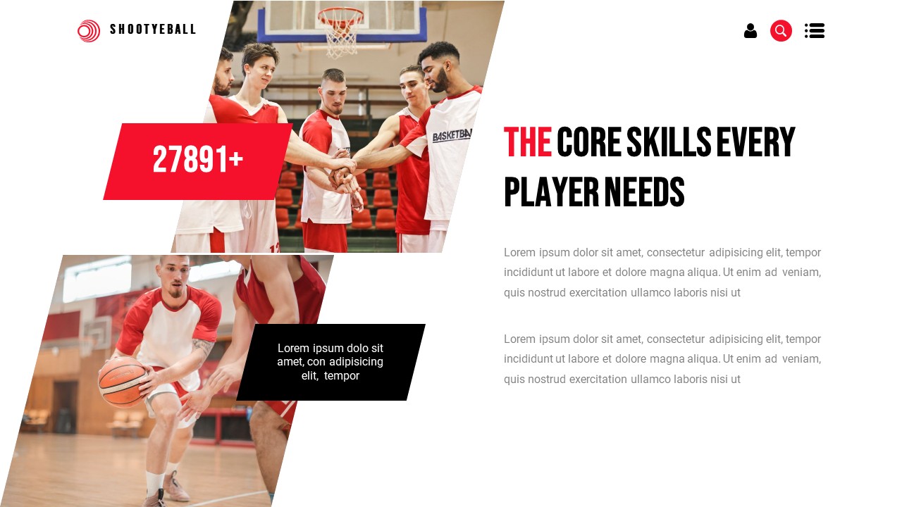 Basketball Sport PowerPoint Template, Presentation Templates | GraphicRiver