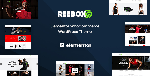 Reebox – Elementor WooCommerce WordPress Theme Nulled