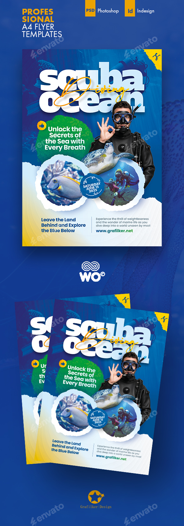 Scuba Diving Flyer Templates