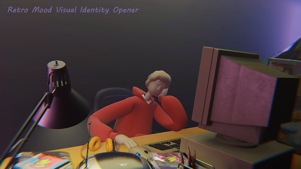 Retro Mood Visual Identity Opener Openers template preview