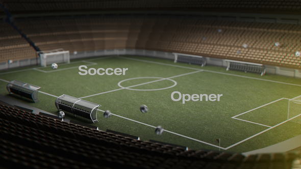 Soccer Mosaic Opener | AE Openers template preview