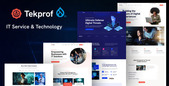 Tekprof – IT Solution & Technology Drupal 11 Theme