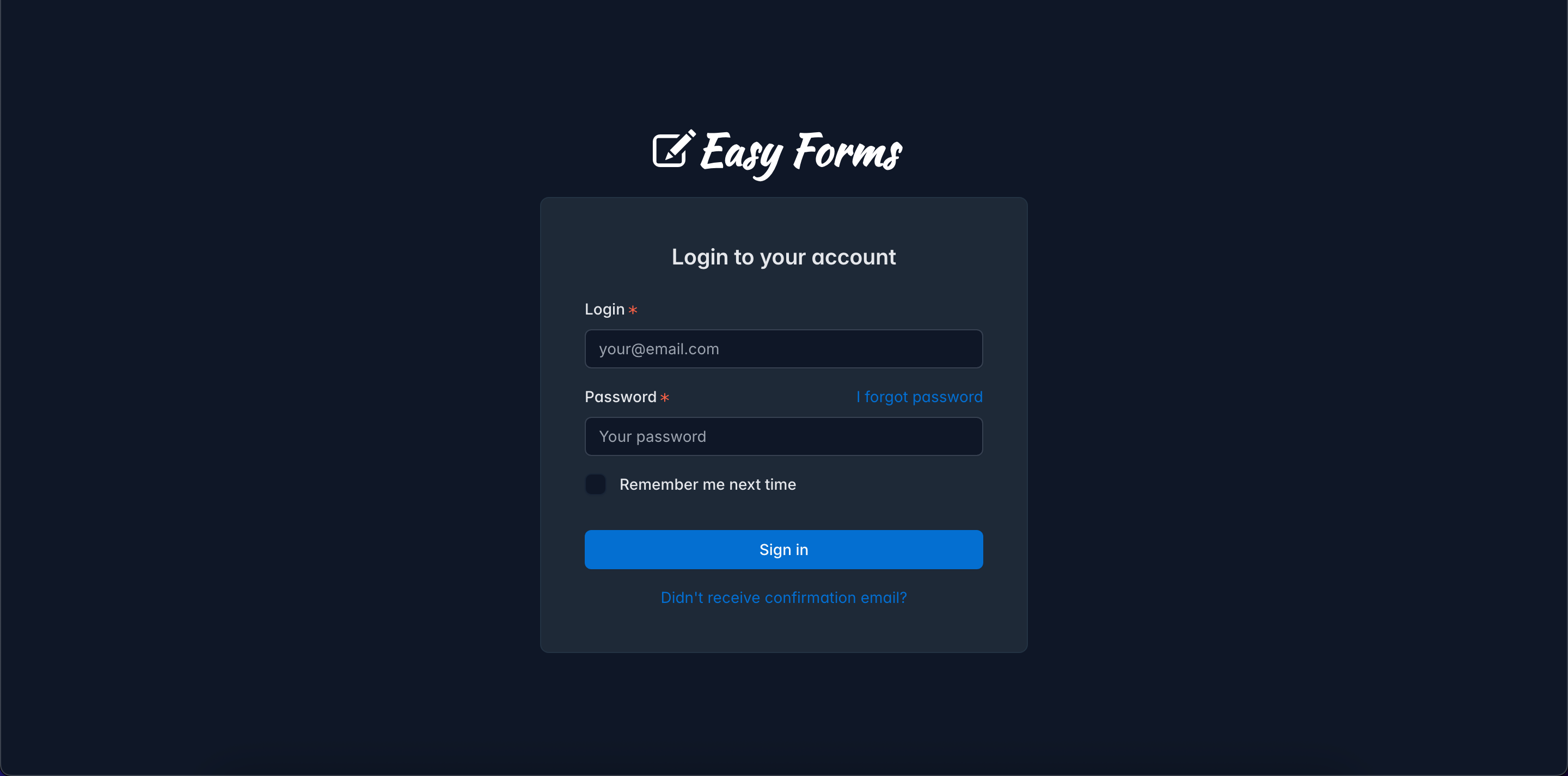 Easy Forms: Advanced Form Builder and Manager by baluart | CodeCanyon