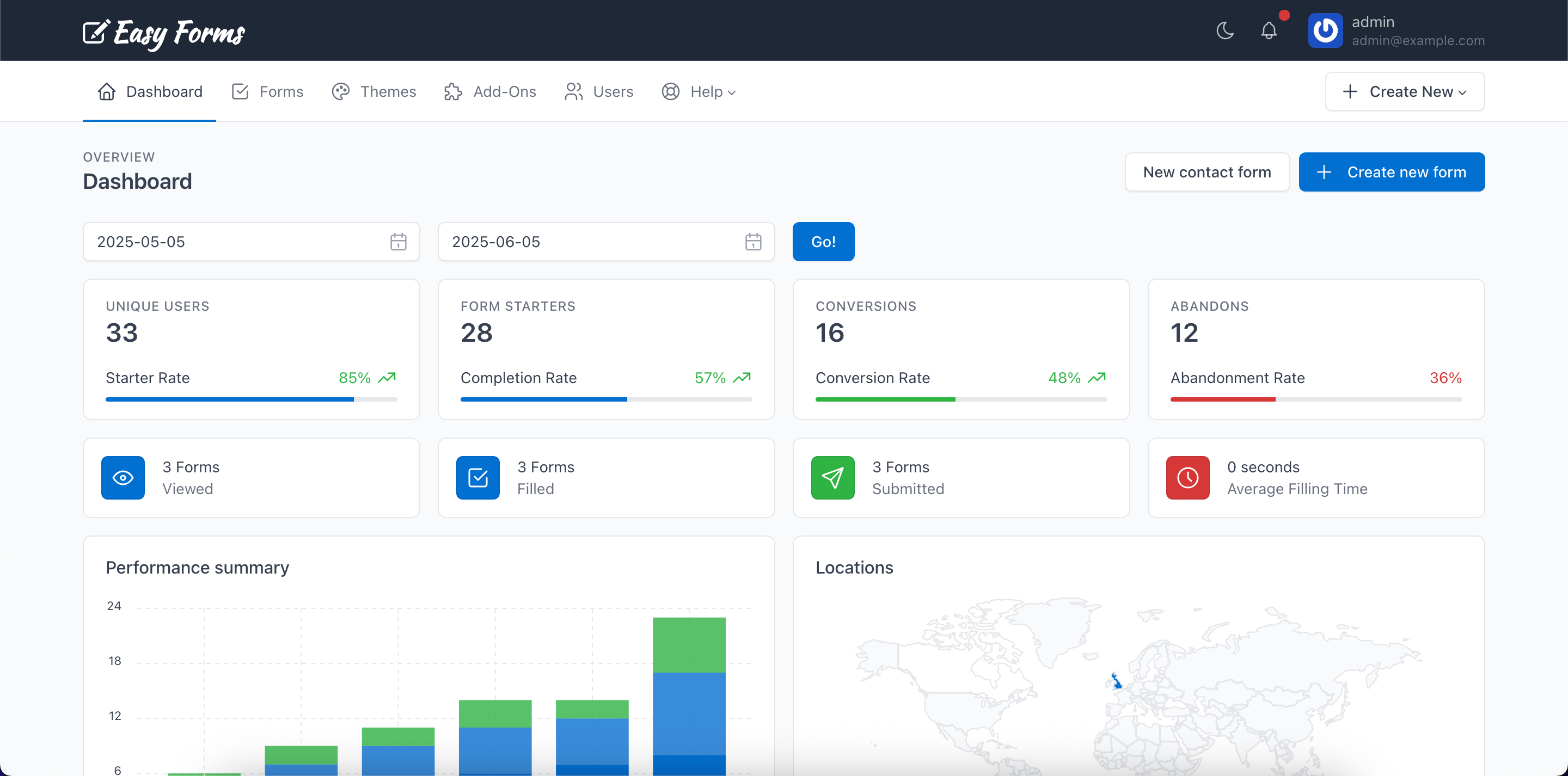 Easy Forms: Advanced Form Builder and Manager by baluart | CodeCanyon
