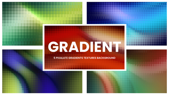 Pixalate Gradients Elements template preview